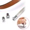 36 Pieces Capital Letters and Numbers Stamp Set, 1/4” / 6mm Alphabet Stamp Tools Set Leather Craft Stamping Tools Leather Art Craft Tool (6mm )